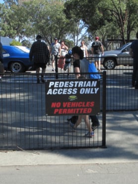 A barrier installed by Specialised Security Service - Professional Event Security in Ipswich, QLD